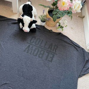 collar and elbow wrestling gray t-shirt 3XL simple WWE ROH AEW NJPW